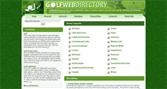 Desktop Screenshot of golfwebdirectory.com
